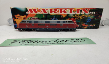 Märklin H0 AC  3021 / V200 060 Diesellok Gussgehäuse  DB  Analog OVP Rot