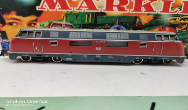 Märklin H0 AC  3021 / V200 060 Diesellok Gussgehäuse  DB  Analog OVP Rot