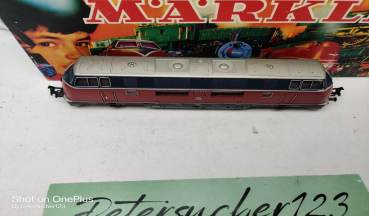 Märklin H0 AC  3021 / V200 060 Diesellok Gussgehäuse  DB  Analog OVP Rot