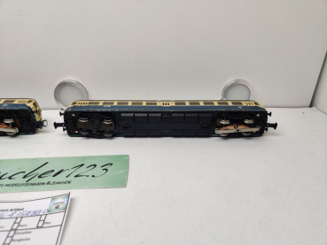 Märklin H0 AC 3028 / BR515023-0 / 815616-8 Triebwagen + Beiwagen / DB / Analog / Blau - Beige