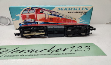 Märklin H0 3075 / BR216 025-7 Diesellok / ROT / DB / Hellblaue OVP
