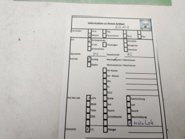 Märklin H0 AC 3086 / BR64119 Dampflok Schlepptender / Analog / Grün