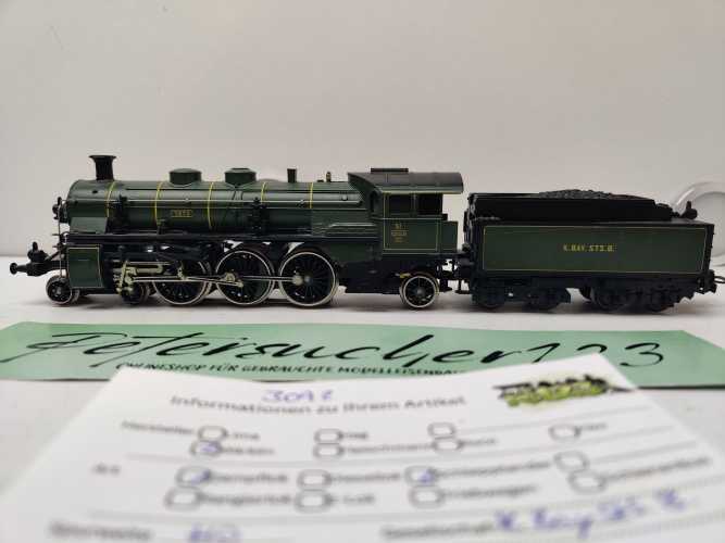 Märklin H0 AC 3092 / Schnellzug-Dampflokomotive / S 3/6 / K.Bay.Sts.B. / Umbau auf Delta-Digital