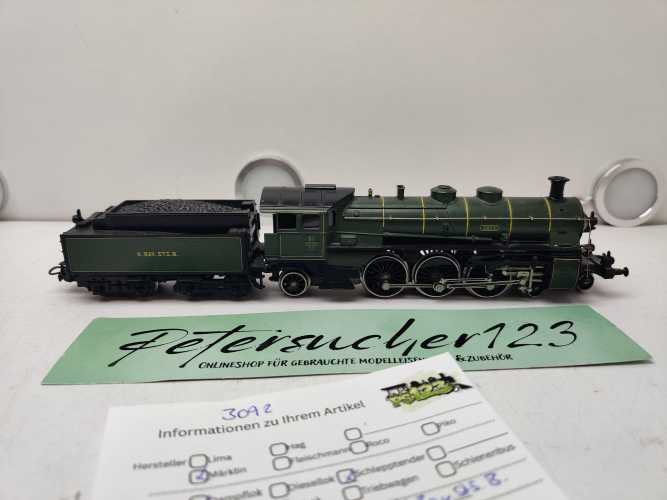 Märklin H0 AC 3092 / Schnellzug-Dampflokomotive / S 3/6 / K.Bay.Sts.B. / Umbau auf Delta-Digital
