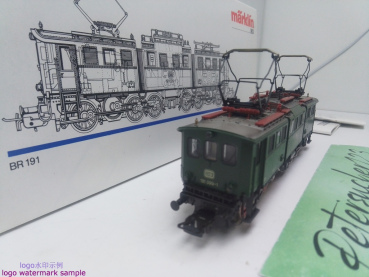 Märklin H0 AC 3329 Elektrolok BR191 / Grün / Analog / OVP