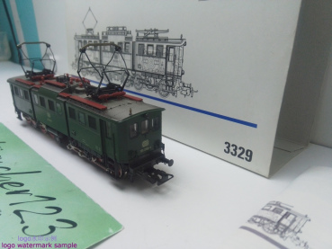 Märklin H0 AC 3329 Elektrolok BR191 / Grün / Analog / OVP