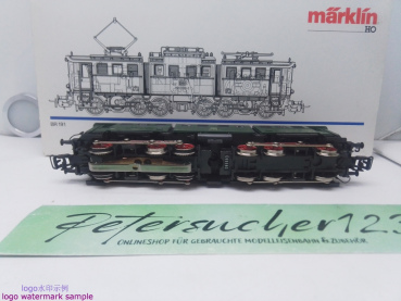 Märklin H0 AC 3329 Elektrolok BR191 / Grün / Analog / OVP