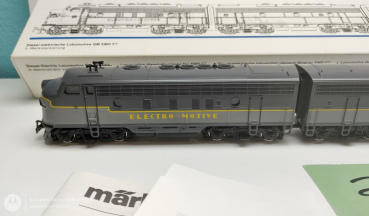 Märklin H0 AC 3499 Diesel - Elektrische Lokomotive GM EMD F7  / Analog / OVP