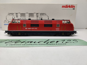 Märklin H0 AC 3384 Diesellok Serie AM 4/4 / SBB / Rot / Delta-Digital / OVP
