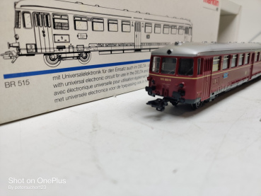 Märklin H0 3428 / BR515 Triebwagen / ROT / DB / Digital / OVP 