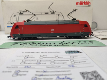 Märklin H0 AC 34374  / BR101 008-1 E-Lok / Rot / DB / Delta - Digital / OVP