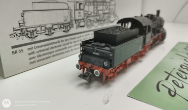 Märklin H0 AC 34550 / BR55 5555 Dampflok Schlepptender / DB / Delta Digital / OVP