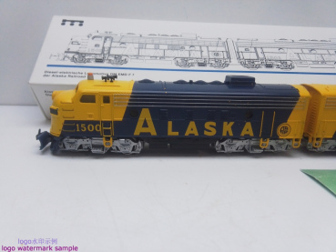 MÄRKLIN H0 AC 3462 Diesellokomotive Typ EMD F7/Alaska Railroad  / Analog / OVP