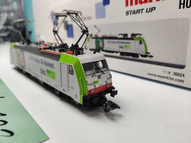 MÄRKLIN H0 AC 36624 / Elektrolokomotive / Re 486 / BLS AG (Unternehmensbereich Cargo) / Mfx / Sound / OVP