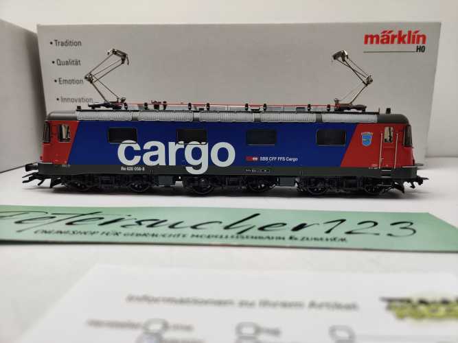 Märklin H0 AC 37321/ schwere Schweizer Güterzug-Elektrolokomotive / Re 620 / SBB Cargo / Mfx / Sound / OVP