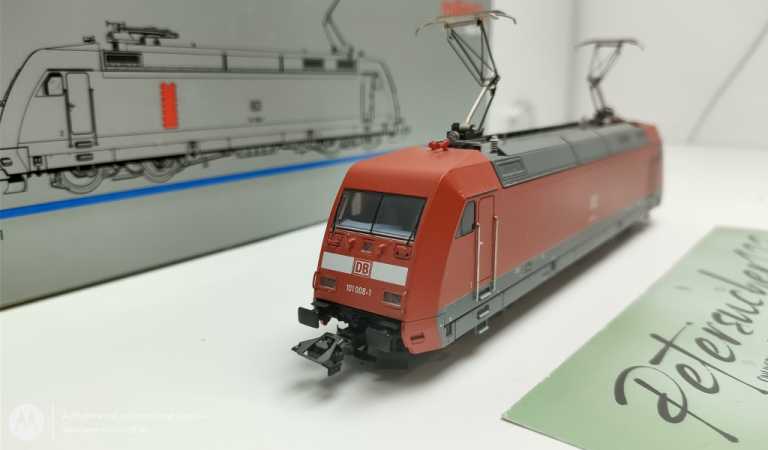 Märklin H0 AC 37374 / BR101 Elektrische Lokomotive / DB / Delta Digital / OVP