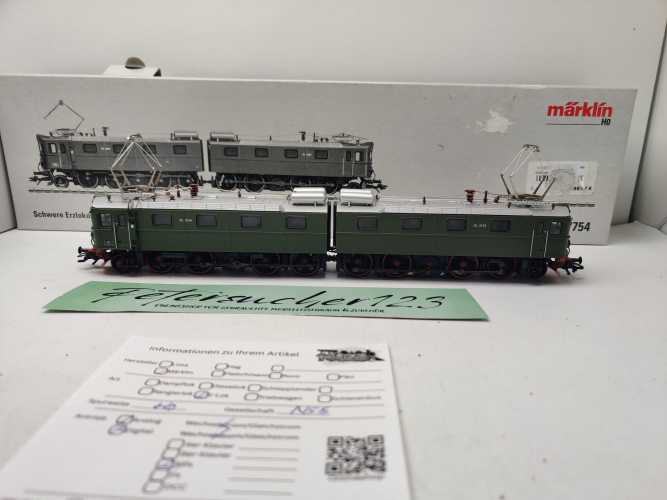 Märklin / AC / H0 / 37754 zweiteilige Stangen-Elektrolokomotive / Erzbahn Luleå–Kiruna–Narvik  / Mfx / OVP