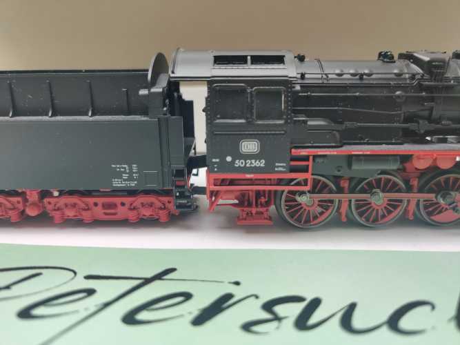 Märklin H0 AC 37849 / BR50 schwere Güterzug-Dampflokomotive / DB / Mfx / Sound / Rauch / OVP