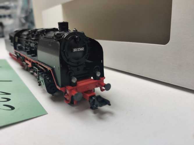 Märklin H0 AC 37849 / BR50 schwere Güterzug-Dampflokomotive / DB / Mfx / Sound / Rauch / OVP
