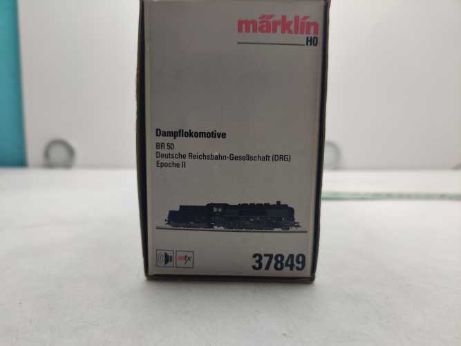 Märklin H0 AC 37849 / BR50 schwere Güterzug-Dampflokomotive / DB / Mfx / Sound / Rauch / OVP