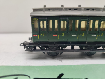 Märklin H0 AC 4005 / 280 Abteilwagen 2.Kl. / Grün / Licht /
