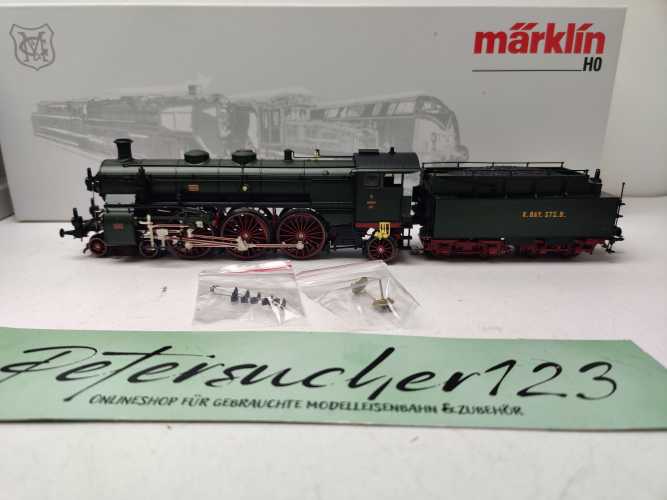 Märklin H0 AC 39436 / bayerische Schnellzug-Dampflokomotive / Gattung S 3/6 / seltenen Unterbaureihe d dar / Mfx / OVP