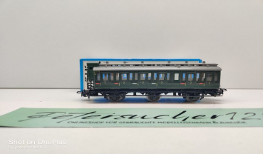 Märklin H0 AC 4005 Abteilwagen mit Brmsrhs / 2. Kl. / DB / OVP blau