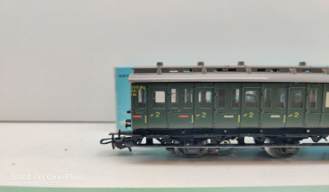 Märklin H0 AC 4005 Abteilwagen mit Brmsrhs / 2. Kl. / Licht / DB / OVP hellblau