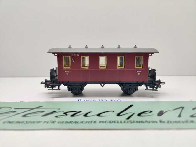 Märklin H0 AC 4007 Plattformwagen rot 29 739 2.Kl Bi