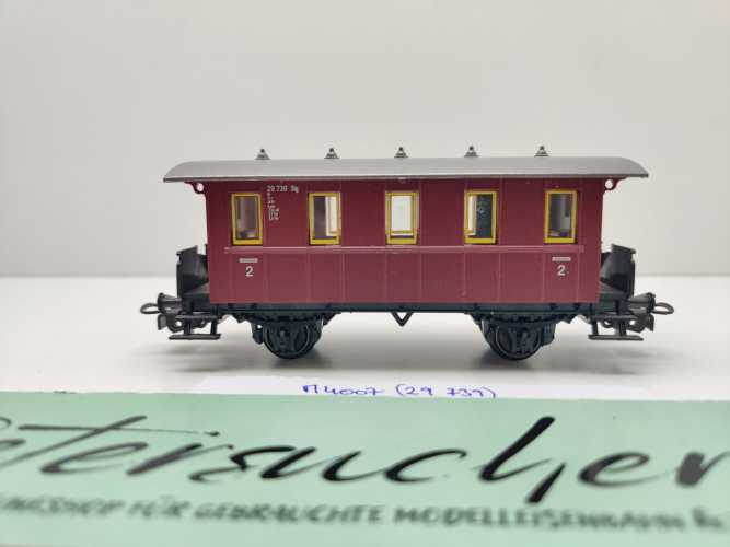 Märklin H0 AC 4007 Plattformwagen rot 29 739 2.Kl Bi