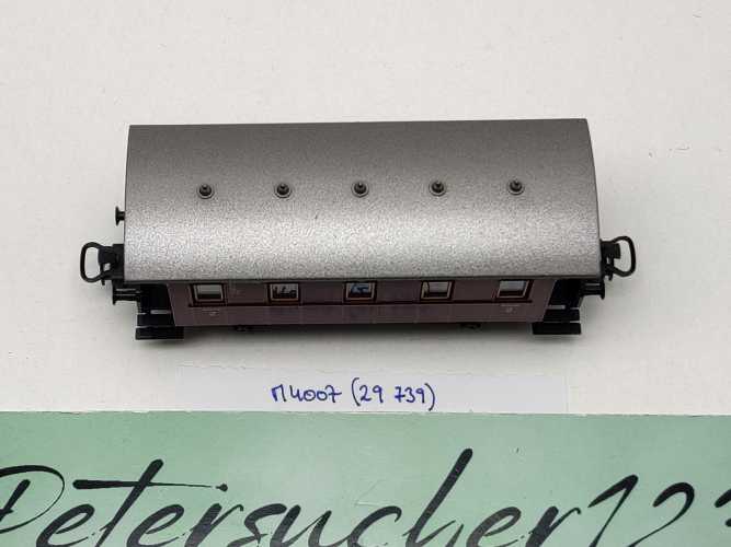 Märklin H0 AC 4007 Plattformwagen rot 29 739 2.Kl Bi