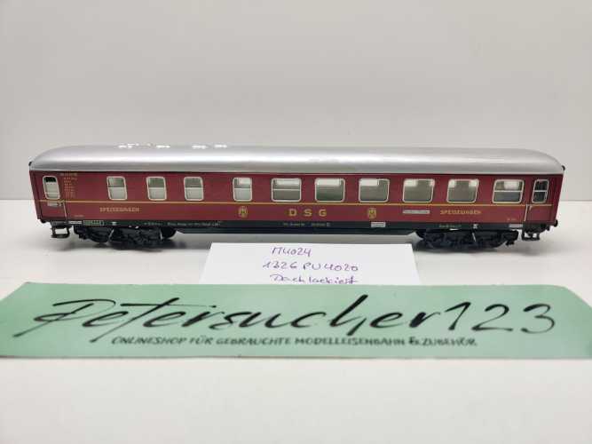 Märklin H0 4024 Speisewagen 36 201 WR4üm / Blech / Dach Lackiert / DSG