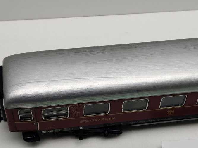Märklin H0 4024 Speisewagen 36 201 WR4üm / Blech / Dach Lackiert / DSG