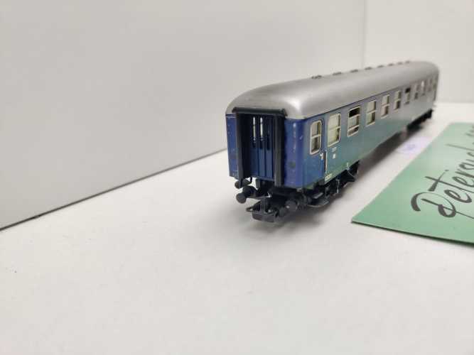 Märklin H0 AC 4027 Personenwagen 1.Kl. A4ümg / Blau / Blech / DB