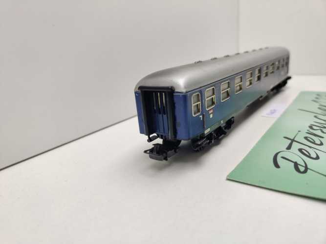 Märklin H0 AC 4027 Personenwagen 1.Kl. A4ümg / Blau / Blech / DB