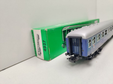 Märklin H0 AC 4027 D-Zug Abteilwagen 1.Kl A4üm / DB / OVP grün