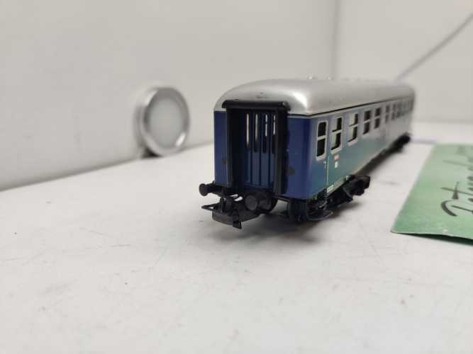 Märklin H0 AC 4027 / 11853 Personenwagen 1.Kl. / Blau / Blech / DB / Licht