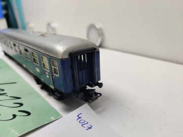 Märklin H0 AC 4027 / 11853 Personenwagen 1.Kl. / Blau / Blech / DB / Licht /anderes Dach