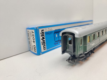 Märklin H0 AC 4037 Schnellzugwagen 2. Kl. / B4ü / DB / OVP blau