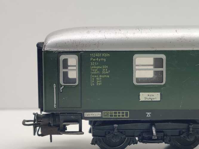 Märklin H0 AC 4044 D-Zug Gepäckwagen Pw4ymg / grün / DB