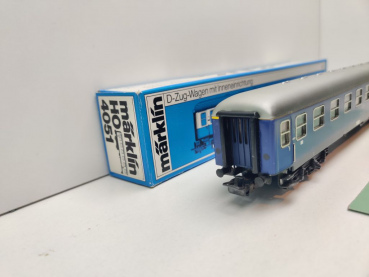 Märklin H0 AC 4051 Abteilwagen 1.Kl Aüm202 / DB / OVP blau