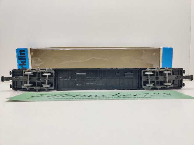 Märklin H0 AC 4074 Autotransportwagen DDm915 / 8 Fahrzeuge / DB / OVP blau