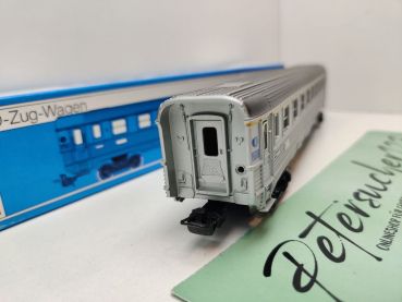 Märklin H0 AC 4076 D-Zug-Wagen 1.Kl A9uj / Inox / SNCF / OVP blau