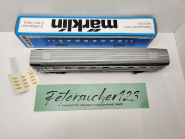 Märklin H0 AC 4076 D-Zug-Wagen 1.Kl A9uj / Inox / SNCF / OVP blau