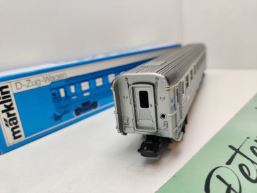 Märklin H0 AC 4076 D-Zug-Wagen 1.Kl A9uj / Inox / SNCF / OVP blau