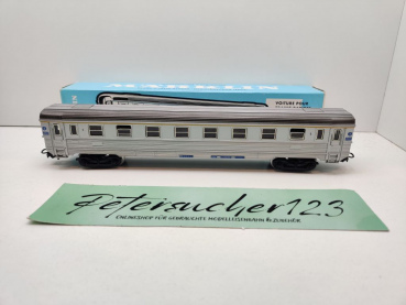 Märklin H0 AC 4076 D-Zug-Wagen 1.Kl A9uj / Inox / SNCF / OVP hellblau