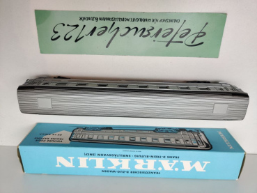 Märklin H0 AC 4076 D-Zug-Wagen 1.Kl A9uj / Inox / SNCF / OVP hellblau