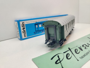 Märklin H0 AC 4080 Umbauwagen Gepäckabteil 2.Kl BD3yge / DB / OVP blau