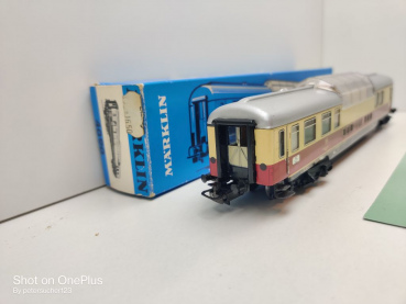 Märklin H0 AC 4090 TEE Aussichtswagen / 1.Kl / ADüm101 / DB / OVP blau