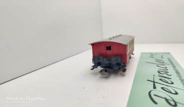 Märklin H0 AC 4107 Personenwagen / beige-rot / Bauart Bi / Privatbahn